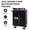 Black + Red + Steel#240, variant on Steel Rolling Tool Cart with Stainless Steel Countertop, 24.61 x 13.58 x 30.71 Inch Double Door Tool Cabinet on Wheels for Garage Workshop Storage, Black+Red