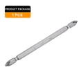thumbnail image 3 of Uxcell Magnetic Double Ended Screwdriver Bit 6.35mm PH2 4.72" Length 1/4" Hex Shank S2 Steel Two Sided Phillips Cross Screw Driver Bit, 3 of 8