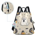 thumbnail image 5 of FORMRS Women's Travel Backpack Purse Anti-Theft Hidden Pockets Casual Shoulder Bag, Halloween Black Pumpkins, 5 of 7