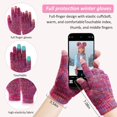 thumbnail image 5 of 4pcs Kids Winter Hat Gloves Scarf Set, Girls Toddler Winter Hat Beanie with Touchscreen Gloves & Neck Warmer for Girls Boys, 5 of 7
