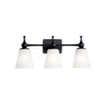 thumbnail image 4 of 55092BK Kichler Lighting Cosabella - 3 Light Bath Vanity In Soft Contemporary Style-10.25 Inches Tall and 24 Inches Wide-Black Finish, 4 of 5
