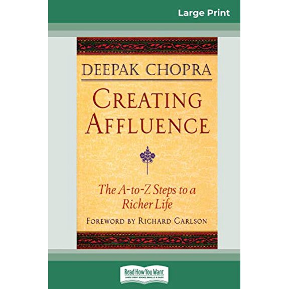 Pre-Owned Creating Affluence: The A-To-Z Steps to a Richer Life (16pt Large Print Edition), (Paperback)