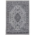 thumbnail image 2 of Contemporary Home Living 3.25' x 5' Floral Medallion Area Throw Rug - Cream and Gray, 2 of 8
