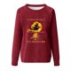 thumbnail image 4 of Women's Casual Fashion Halloween Print Long Sleeve Sweatshirts Pullover Top, 4 of 5