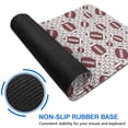 thumbnail image 6 of Long Mouse Pads for Desk,Brown Footballs with Stars Pattern Desk Mats on Top Of Desks, Desk Mouse Pad Extra Large with 3mm Non-Slip Base and Stitched Edge for Gaming,Office,Work,Home 31.5"x15.7", 6 of 6