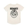thumbnail image 2 of Harry Potter Hogwarts Athletic Women's Graphic T-Shirt Rolled Sleeve Tee, 2 of 6