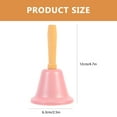 thumbnail image 6 of Christmas Handheld Bell Wood Handle Hand Bell 4.7" Hand Call Bell Xmas Decor, 6 of 6