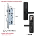 thumbnail image 2 of Digital Electronic Smart Door Lock With Biometric Camera Fingerprint Smart Card Password Key Unlock ,Easy Installation, 2 of 7