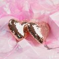 thumbnail image 3 of Sparkling Heart Shaped Mirror Ball With Chain, Decorative Reflective Ornament For Parties Weddings Bars Birthdays 52cm Long Chain, 3 of 8