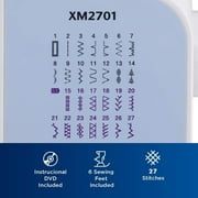 Brother XM2701 27-Stitch Sewing Machine and SASEW6 6-Piece Premium Sewing Thread Pack, SA520 Water Soluble Stabilizer