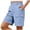 #0022-Light Blue, variant on Womens Cropped Skinny Jeans, High Waisted Stretchy Denim Pants, Cross Hem Slimming Capris with Back Pockets Gift