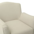thumbnail image 4 of EXTRA COMFY Upholstered Angled Armchair- Cream, 4 of 11