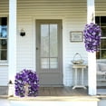 thumbnail image 4 of 2Pcs UV Resistant Artificial Bougainvillea Flowers Faux Silk Trailing Vines for Outdoor Porch Decor, 4 of 14