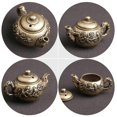 thumbnail image 5 of Golden Brass Tea Pot Decoration Kettle Adornment for Decor, 5 of 5