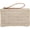 Off-white, variant on Natural Straw Boho Purse Zipper Wristlet Wallet Handwoven Beach Clutch Bag