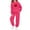 Hot Pink, variant on Auroural Everyday Kids Outfits Sets 2-Piece Sets 5T Boys Sets on Sale Children's Heart-shaped Print Long Hooded Sweatshirt And Leg Tied Sweatpants Casual Sports Two-piece Set For Kids