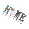 thumbnail image 4 of Wooden Letters Hangers HOME Shape Wall Mounted Decorative Hanging Blocks with Light Strip, 4 of 14