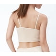 thumbnail image 4 of Shapetune Women's One-size Camisole Top Spaghetti Strap Crop Top, 3 Pack (Nude), 4 of 6