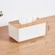 thumbnail image 2 of caja de pañuelos,Caja de almacenamiento de servilletas de papel en rollo para el hogar, caja de pañuelos de escritorio, caja de pañuelos multifuncional Adepaton BST3013873-1, 2 of 5