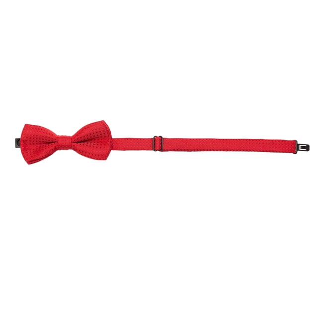 CIMAXIC Collier pour Animal de Compagnie Nœud Papillon à Pois Rouges pour Animal de Compagnie Cravate de Performance pour Chat Fournitures pour Animaux de Compagnie pour Fête Quotidienne,16.93"X1.97"X0.39 Pouces