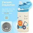 thumbnail image 4 of Toddler Insulated Stainless Steel Water Bottle  Leak-Proof Sport Bottle for Kids w/ Straw, 4 of 7