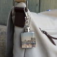 thumbnail image 3 of New York City NY Word Skyline Stainless Steel 1oz Mini Flask Key Chain, 3 of 4