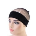 thumbnail image 4 of EeaseMX Peluca fija elástica diadema cubierta de malla para peluca peluca de malla ajustable accesorios para peluca negro, 4 of 7