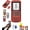 Red, variant on 6 in 1 Multi Function Handheld HD LCD Display Wall Metal Detector, Multifunctional Handheld Metal & Wall Detector, Suitable for Detecting Metal, Cables, Wood (Silver)