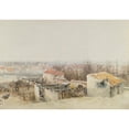 thumbnail image 2 of Alphonse Marie De Neuville 24x18 Gold Ornate Framed and Double Matted Museum Art Print Titled - Champigny; a Study for the Panorama of the Battle of Champigny (1882), 2 of 4