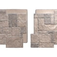 thumbnail image 5 of Ekena Millwork 49"W x 24 1/2"H x 1 1/4"D Castle Rock Stacked Stone, EverStone Faux Stone Siding Panel, Polermo, 5 of 9