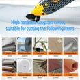 thumbnail image 6 of lectric Fabric Scissors Box Cutter for Crafts, Sewing, Cardboard,Cordless Electric Scissors Fabric Cutter with 2 Cutting Blades, Zip Snip Electric Scissors for Cutting Fabric Cloth, 6 of 7