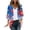 AB-Multicolor, variant on Duster Cardigans for Women USA Flag Funny Graphic 3/4 Sleeve Open Front Kimonos Chiffon Loose Fashion Vacation Beach Cover Ups Independence Day Outfits Multicolor XXL