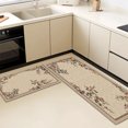 thumbnail image 5 of Floral Kitchen Rugs Sets of 3, Non Slip Kitchen Rugs and Mats Washable Farmhouse Kitchen Rugs Floral Kitchen Floor Mat Carpet Runner Rugs for Hallway Laundry Room, 5 of 12
