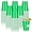 Green, variant on 50 Pack Black Plastic Cups 16 oz, Disposable Cups for Party, Heavy Duty Drinking Cups, Graduation Cup for Wedding Birthday Beer Taste Serving Snack Sample Tastings Barbecues Picnic