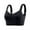 Black Bras for Women, variant on SMihono Stylish Women's Push Up Wireless Bra Seamless Bras Full Coverage V Neck Push Up Wireless Bras Sexy V Neck Basic Everyday bra Black XXXL
