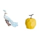 thumbnail image 5 of Estatua del pavo real,Estatua de pavo real,adorno de escritorio creativo y divertido,figura de arte,Escultura de fruta de porcelana decorativa para el hogar.,Estatua de, 5 of 8