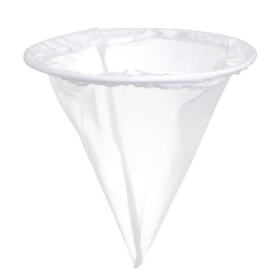 60 Mesh Paint Filter Bag, 7" Dia Cone Shape Nylon Strainer for Filtering Paint, Gasoline, Fuel, Ink