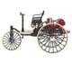 thumbnail image 3 of Adornos de modelo de triciclo clásico a escala 1:12, modelo de coche de aleación retro de alta simulación, decoración para el hogar, color negro, 3 of 14