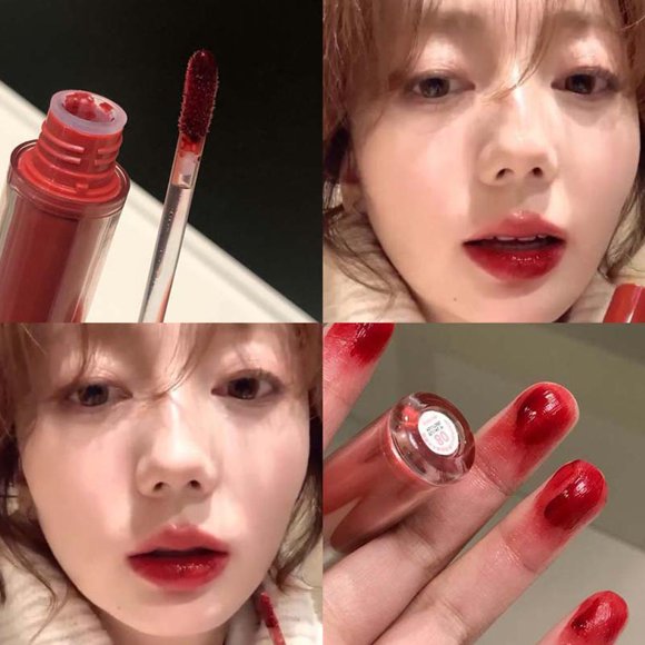 Gincu Cecair, HERORANGE, 8 Warna, Gincu Cermin, Pengilat Bibir Pelembap, Sesuai untuk Musim Bunga dan Musim Panas, Untuk Gadis dan Pelajar Kolej, Pengilat Bibir, Kosmetik