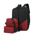 thumbnail image 2 of Latrodar Fashion Three-piece Backpack Backpack Male Business Well-Made apacity Students Bag Red Home Gadgets, 2 of 5