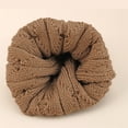 thumbnail image 5 of Only Moment Soft Knit Lazy Beanie for Women Khaki Acrylic Warm Winter Cuffed Hat for Cold Weather Outdoor Wear One Size, 5 of 6