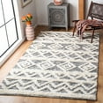 thumbnail image 2 of SAFAVIEH Kenya Constance Southwestern Wool Area Rug, Ivory/Black, 6' x 9', 2 of 8