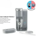 thumbnail image 4 of K-Iced Essentials Coffee Maker, Single-Serve KCup Pod Brewer with Removable Reservoir and Auto-Off, Energy Efficient, Includes K Iced Tumbler, Compact, Arctic Gray, 4 of 9