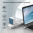thumbnail image 2 of JUNWELL Compatible with Mac Book Pro Charger - 96w USB C Charger for MacBook Pro 16  15  14  13 inch & New Mac Book Air 13 inch 2021 2020 2019 2018 Type C Laptop Power Adapter 6.6ft USB C, 2 of 8