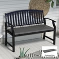 thumbnail image 2 of Outsunny Coussin de Banc d'Extérieur 2 Places avec Housse à Fermeture Éclair, Gris Foncé, 2 of 10