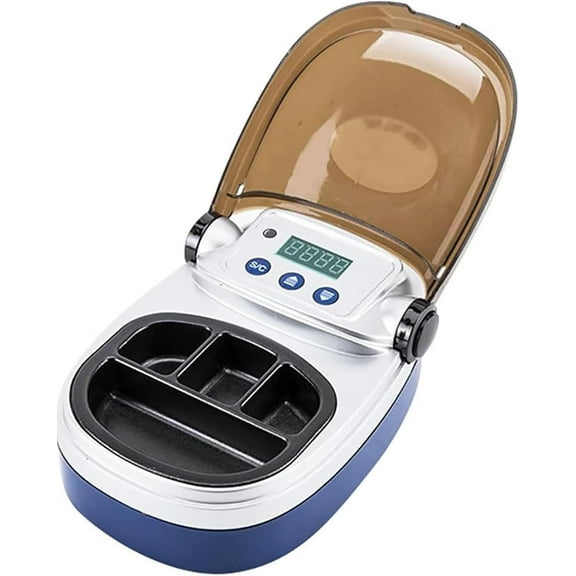 4-Well Dental Wax Heater with LED Display, Digital Dipping Pot for Lab Use, Precise Temperature Control (50-130°C)