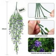 thumbnail image 4 of 3 Pcs Artificial Fake Flowers, Hanging Plastic Plants Outside,Eucalyptus with Camellia Vine Garland，Outside Indoor Decorations Simulated Flower Eucalyptus Camellia Vine Rose Wall Decoration ﻿, 4 of 6