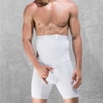 thumbnail image 2 of Pantalones cortos con control de barriga para hombre, cintura alta, adelgazante, moldeador de cuerpo, levantador de glúteos, faja sin costuras para el vientre, 2 of 7