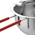 thumbnail image 3 of kurtrusly Stainless Steel Chocolate Melting Pot Candle Handle Red Melting Wax Pot, 3 of 6