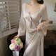thumbnail image 5 of Vestido de dormir de encaje, Vestido de dormir de encaje para mujer Vestido de dormir para mujer Camisón de encaje para mujer De primera línea, 5 of 9